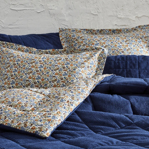 Karaca Home Celina Dunkelblau Doppelbett Daily Comfort Set / Schlafset