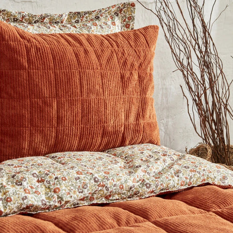 Karaca Home Celina Terrakotta Doppelbett Daily Comfort Set / Schlafset