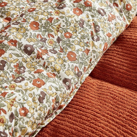 Karaca Home Celina Terrakotta Doppelbett Daily Comfort Set / Schlafset