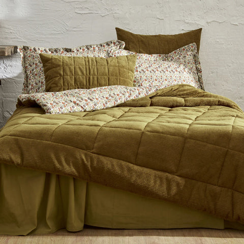 Karaca Home Celina Senf Einzelbett Daily Comfort Set/Schlafset