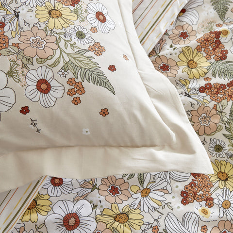 Karaca Home Ponza 100% baumwolle doppelbett bettwäsche set beige