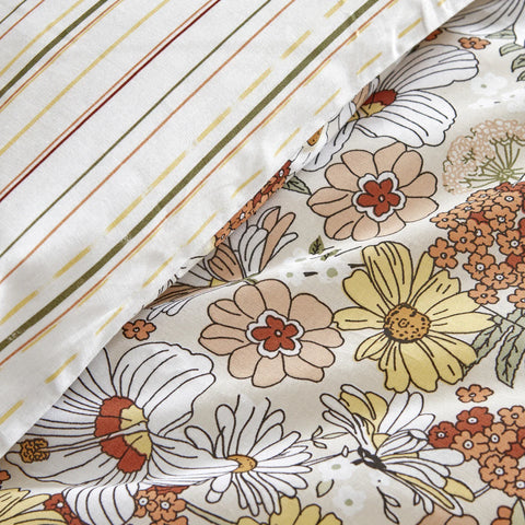 Karaca Home Ponza 100% baumwolle doppelbett bettwäsche set beige