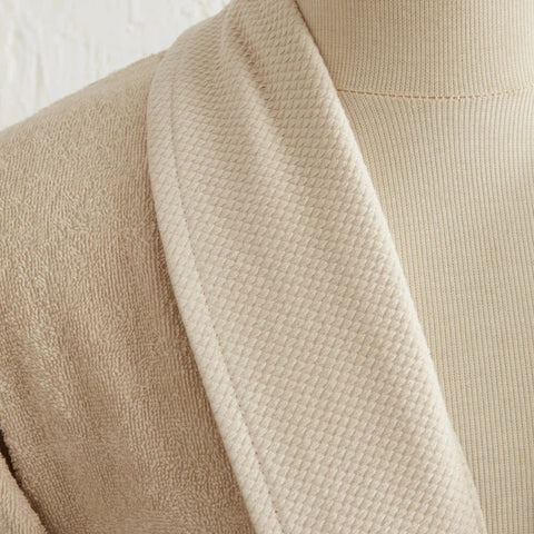 Karaca Home Glory Lurex 9-teiliges Familien-Badset Gold-Beige