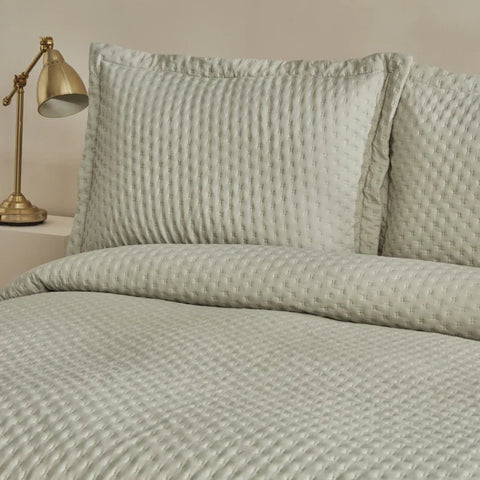 Karaca Home Breeze Soft Doppelbett Bettbezug Set Salbei