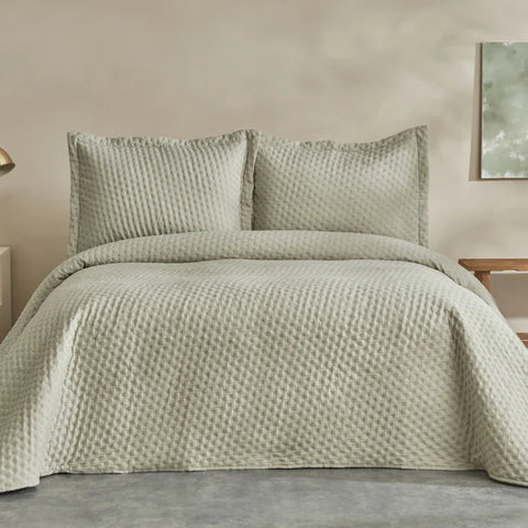Karaca Home Breeze Soft Doppelbett Bettbezug Set Salbei