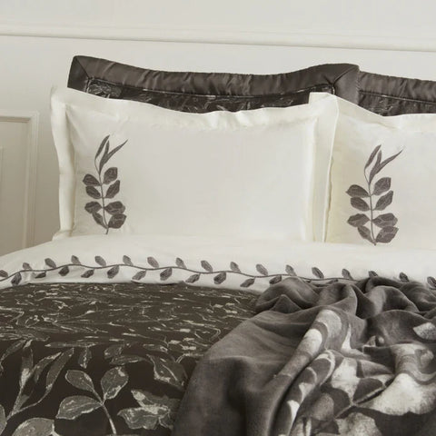 Karaca Home Gardenia 8-teiliges Hochzeitsset Anthrazit