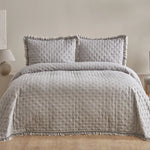 Karaca Home Viona Doppelbett-Bettüberwurf-Set Grau