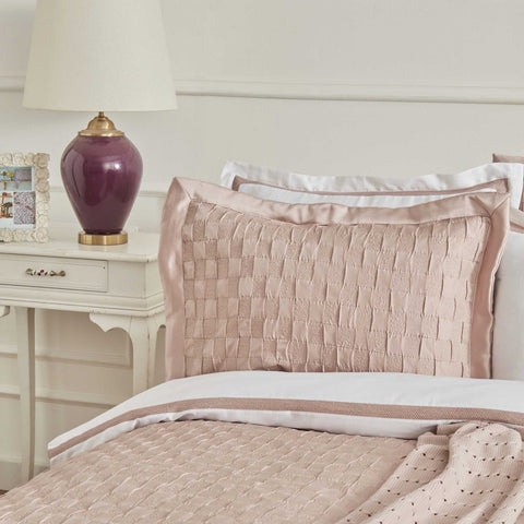 Karaca Home White Collection Braut Carina 80 Fäden 100% Baumwolle 8-teiliges Hochzeitsset Puder