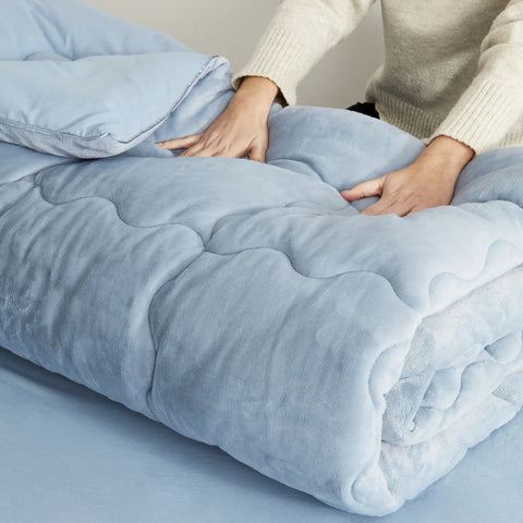 Karaca Home Doppelbett Viny Soft Dream Comfort Set Indigo