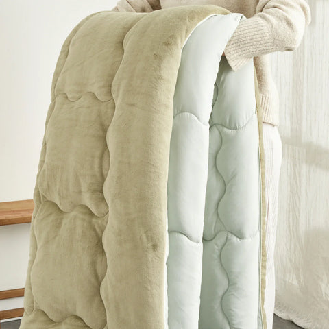 Karaca Home Viny Doppelbett Soft Dream Comfort Set Salbeigrün
