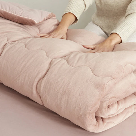 Karaca Home Doppelbett Viny Soft Dream Comfort Set Old Rose