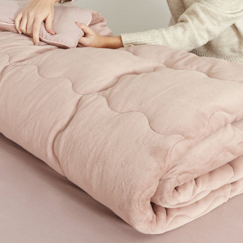Karaca Home Doppelbett Viny Soft Dream Comfort Set Old Rose