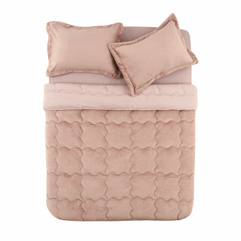 Karaca Home Doppelbett Viny Soft Dream Comfort Set Old Rose