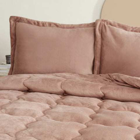 Karaca Home Doppelbett Viny Soft Dream Comfort Set Old Rose
