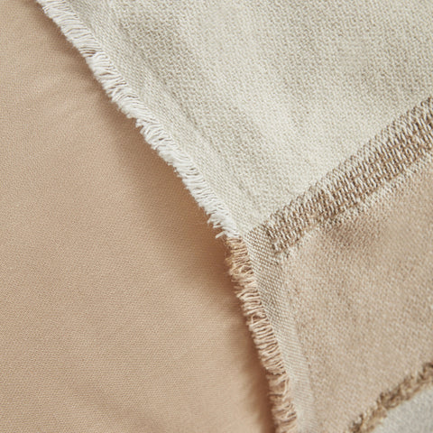 Karaca Home Nevada Doppelbett Krep Bettbezug Jacquard Quilt Set Beige