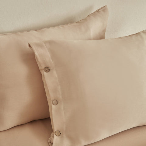 Karaca Home Nevada Doppelbett Krep Bettbezug Jacquard Quilt Set Beige