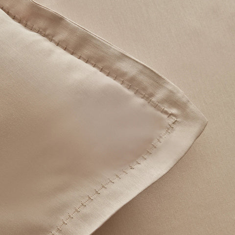 Karaca Home Weena doppelbett krep bettbezug jacquard steppdecken-set beige