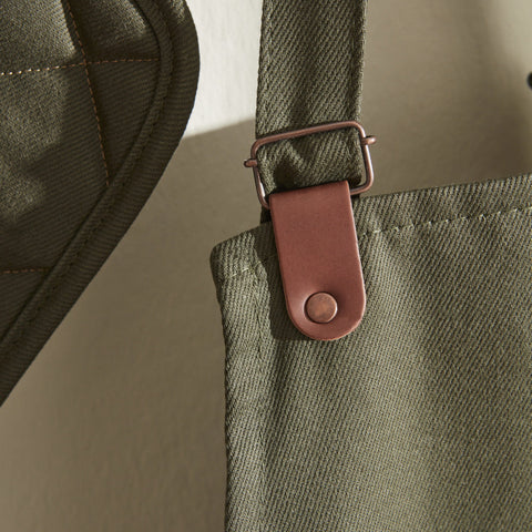 Karaca Home Lisa Gabardin Küchenschürze - Khaki
