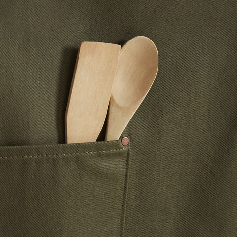 Karaca Home Lisa Gabardin Küchenschürze - Khaki
