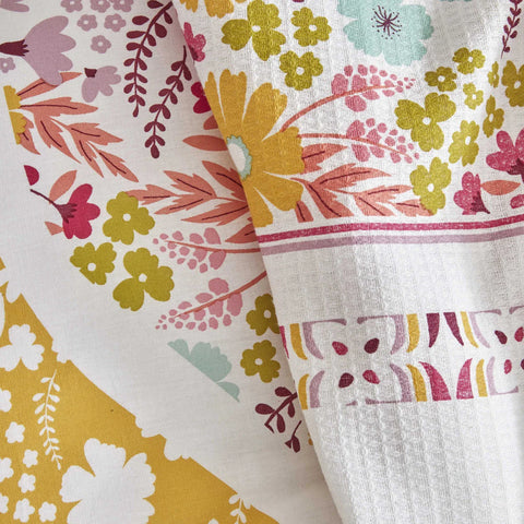 Karaca Home Nido 100% Baumwolle Doppelbett Duvet-Pike Set Multicolor