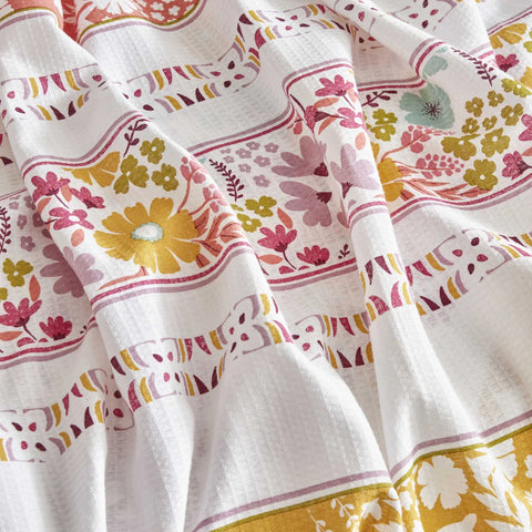 Karaca Home Nido 100% Baumwolle Doppelbett Duvet-Pike Set Multicolor