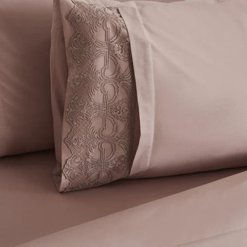 Karaca Home Valeria Elite 8-teiliges Hochzeitspakete Altrosa