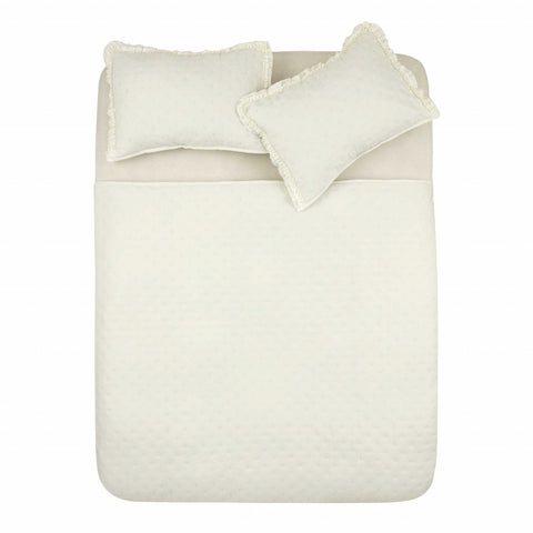 Karaca Home Viona Doppelbett Bettwäsche Set Ecru