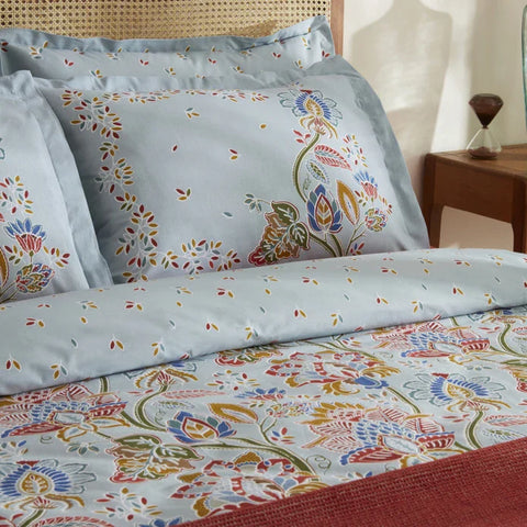 Karaca Home Flamen Doppelbett Bettwäsche und Decken Set