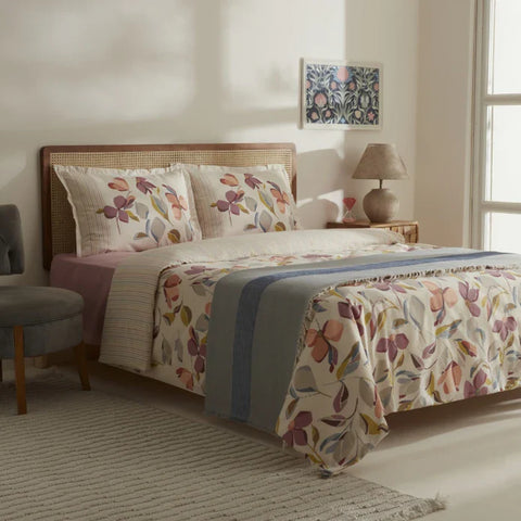 Karaca Home Piko Doppelbett Bettwäsche und Decken Set