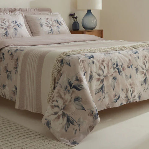 Karaca Home Kendra Doppelbett Bettwäsche und Decken Set