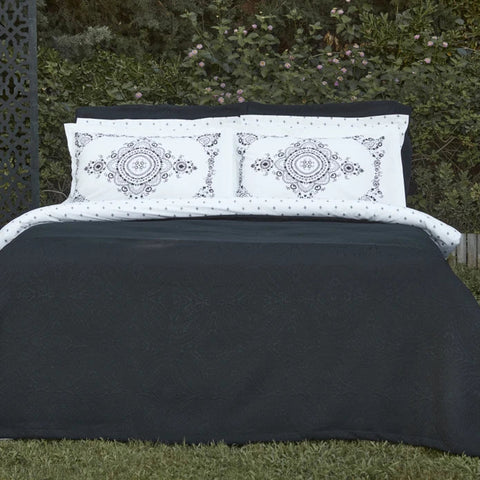 Karaca Home Orian Doppelbett Nish Set Schwarz
