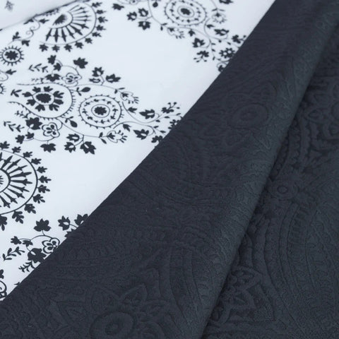 Karaca Home Orian Doppelbett Nish Set Schwarz