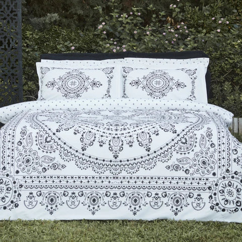 Karaca Home Orian Doppelbett Nish Set Schwarz