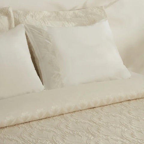 Karaca Home Ruby Doppelbett Duvet Set Ecru