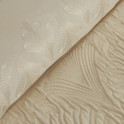 Karaca Home Ruby Doppelbett Duvet Set Ecru