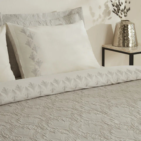 Karaca Home Ruby Doppelbett Duvet Set Grau