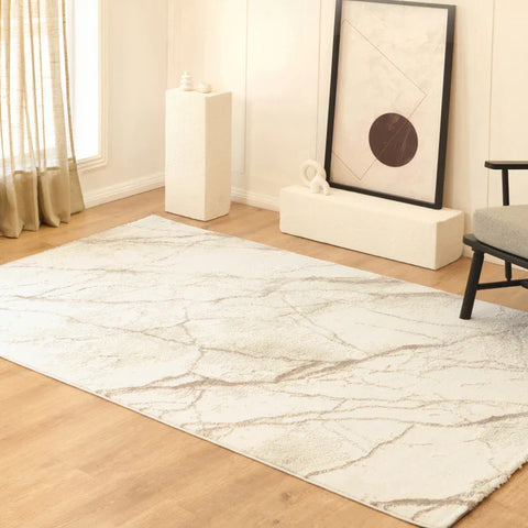 Kaşmir Halı 7/24 Sahara Blanca Beige 100x300 cm