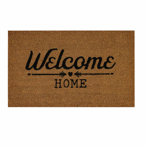 Kaschmir Teppich Welcome Home Coco Fußmatte 45x75 cm