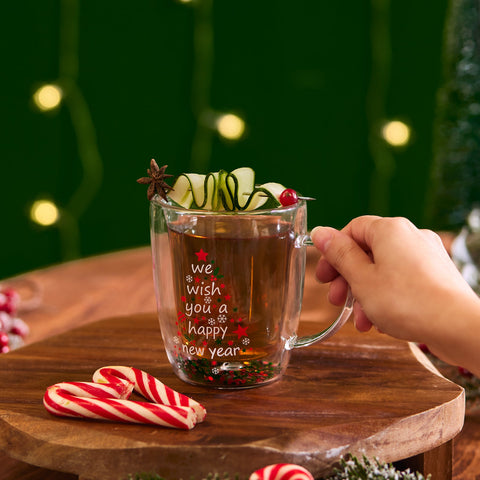 Karaca New Year Yılbaşı Pia Tree Becher 350 ml