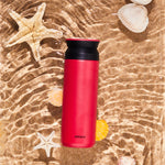 Karaca Rainbow Edelstahl Auslaufsicherer Thermosflasche 500 ml Rot