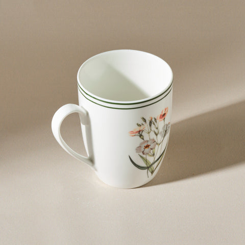 Karaca Little Garden Tasse 250 ml Weiß