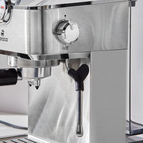 Karaca Coffee Art 1101 Milchaufschäumer, 20 Bar Druck, Espresso, Latte, Cappuccino, Americano Maschine 1,5L Inox