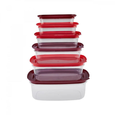 Karaca Vicks Red Velvet 6-teiliges Lagerbehälter