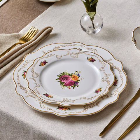 Karaca Antique Porcelain 24 Stück 6 Sitzer Dinner Set