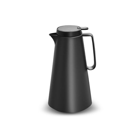 Karaca Thermoglas Lina Auslaufsichere Thermoskanne 1 Lt Schwarz