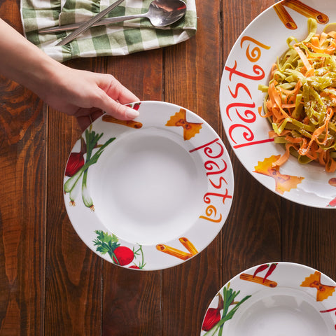 Karaca Sicilia 5 Teiliges 4 Personen Pasta Set