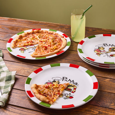 Karaca Napoly 5-teiliges 4-Personen Pizza-Set