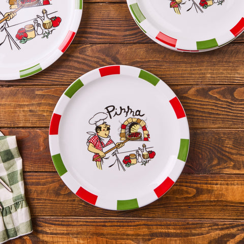 Karaca Napoly 5-teiliges 4-Personen Pizza-Set