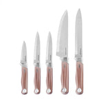 Karaca Mastermaid 6-teiliges Messer-Set Roségold