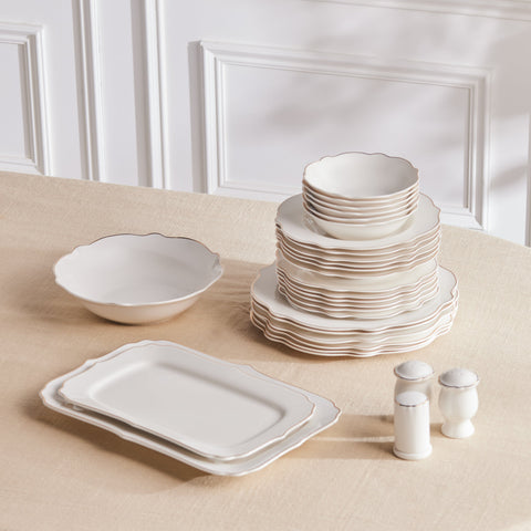 Karaca Elegance Vera 59-Teiliges 12-Personen-Geschirrset, Gold